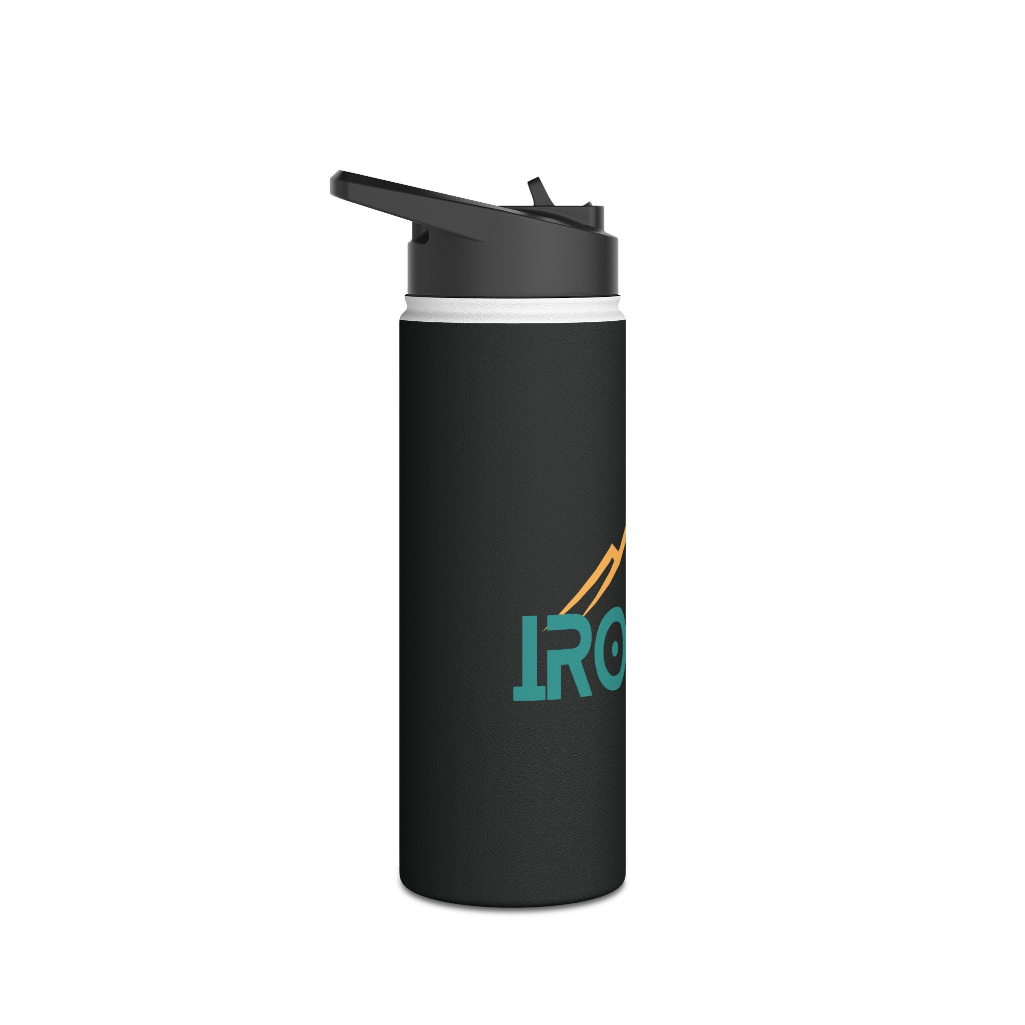 Stainless Steel Water Bottle | IronFit Logo