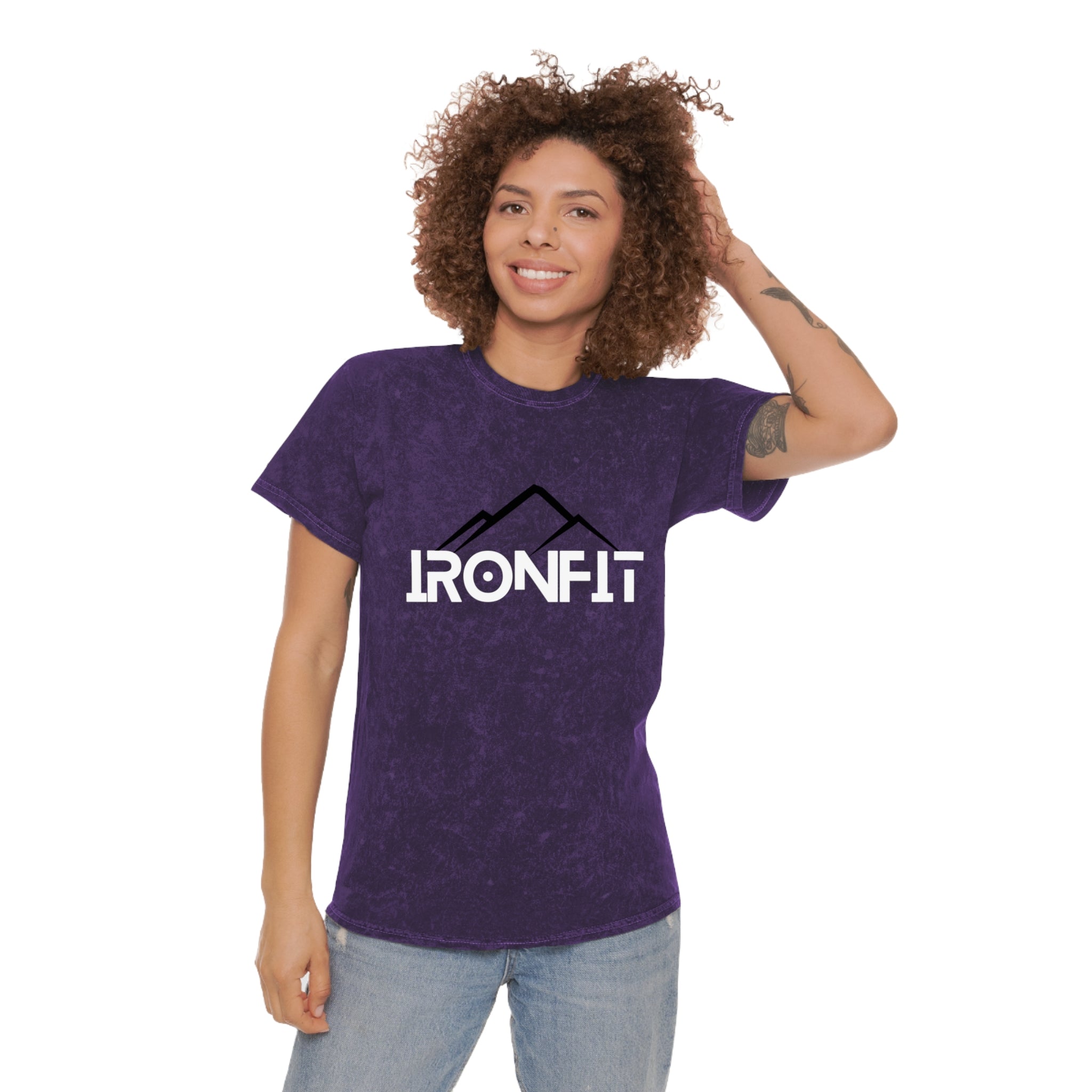 Unisex Stone Wash T-Shirt | IronFit Logo
