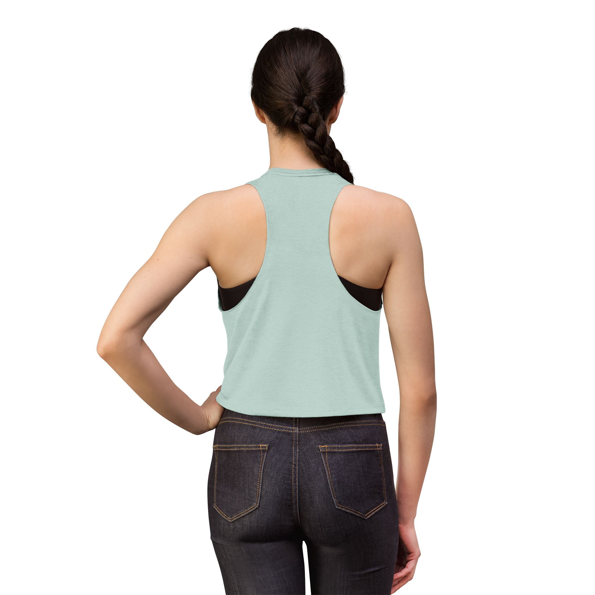 Women's Crop Tank Top | Pagosa Peak Topography