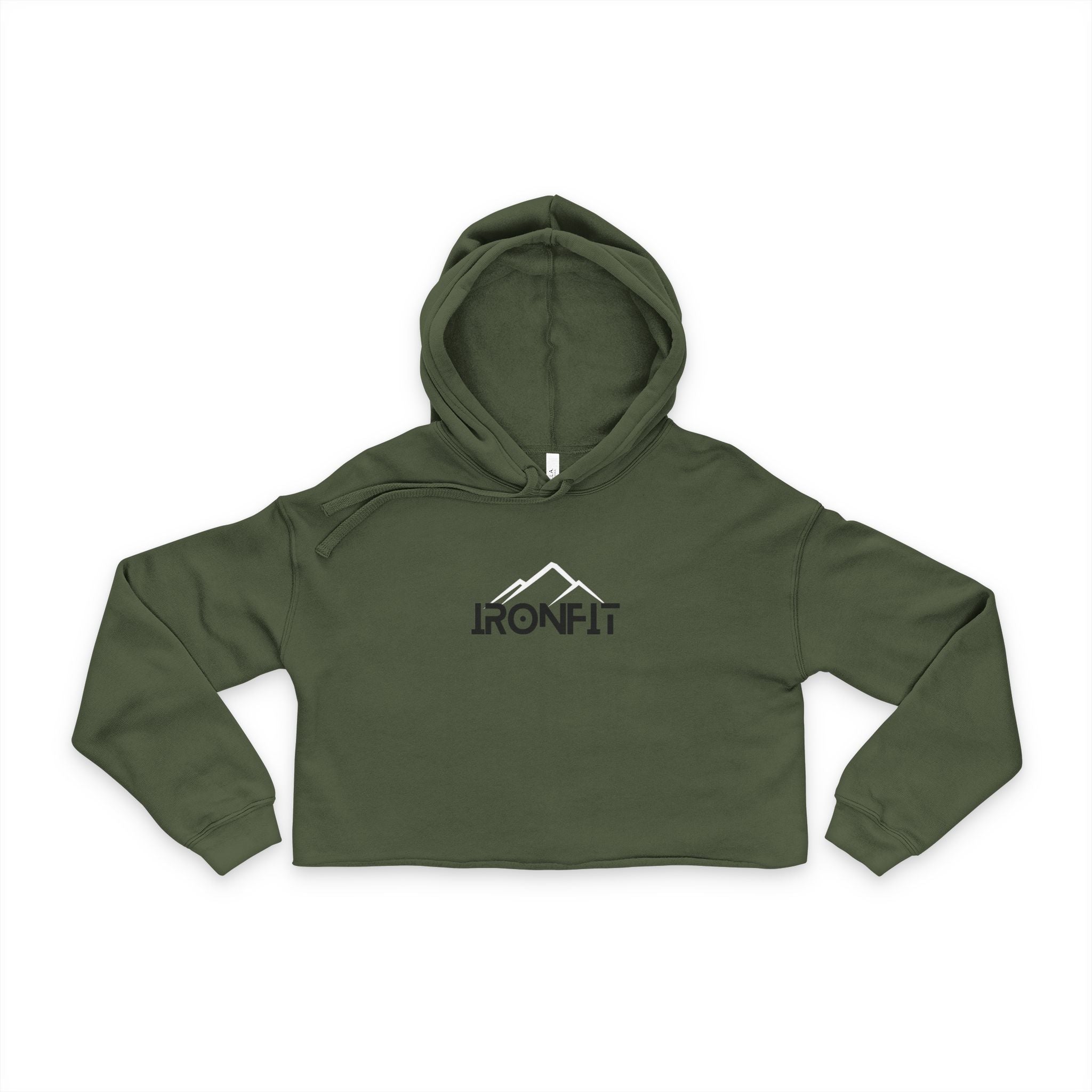 Cropped Hoodie w/ Logo
