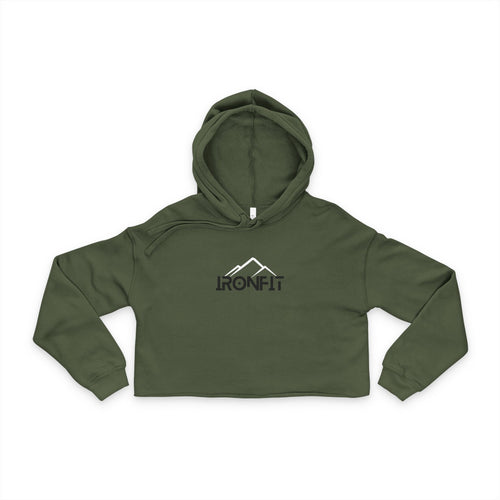 Cropped Hoodie w/ Logo