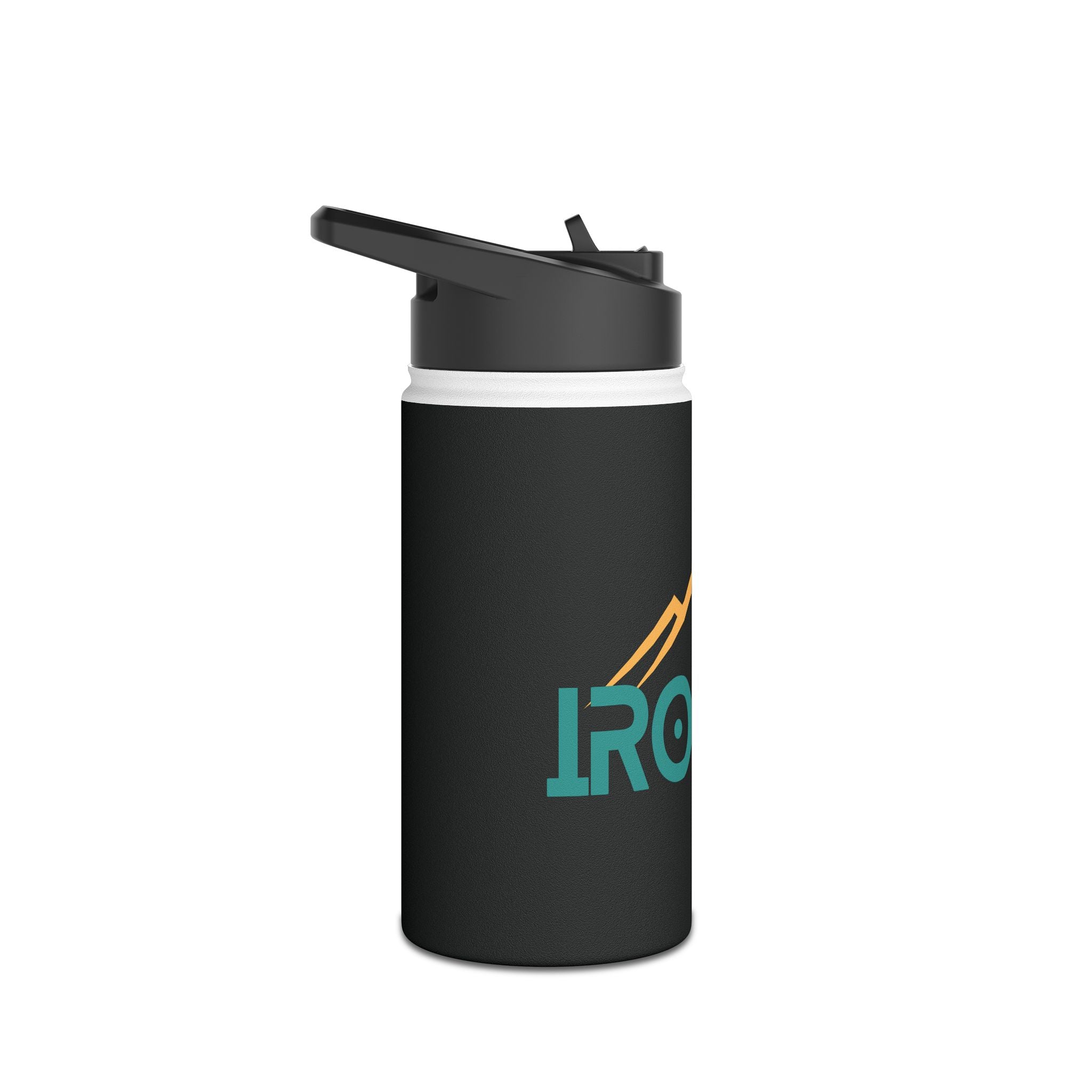 Stainless Steel Water Bottle | IronFit Logo