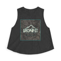 Women's Crop Tank Top | Pagosa Peak Topography