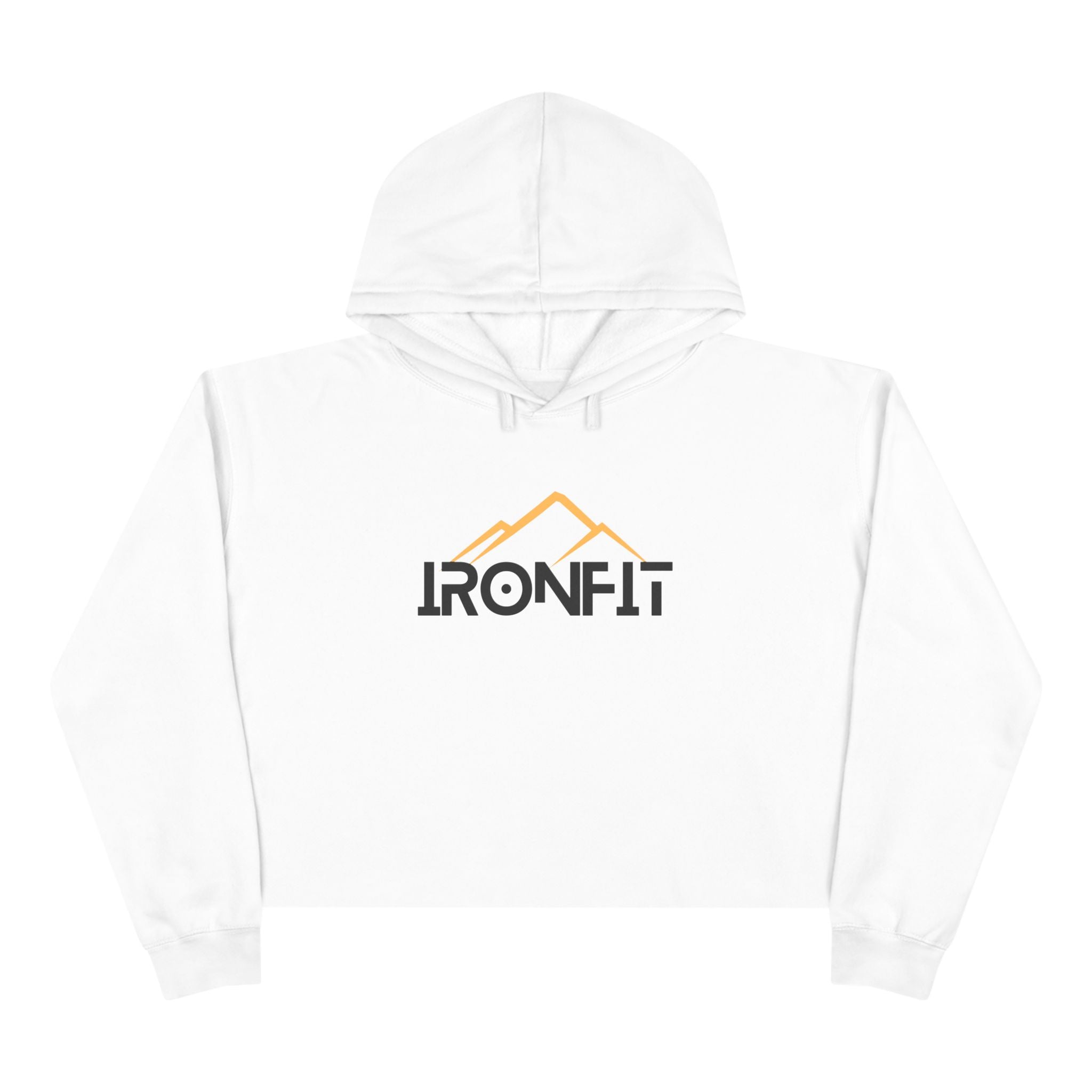 Women's Cropped Hoodie — IronFit Logo