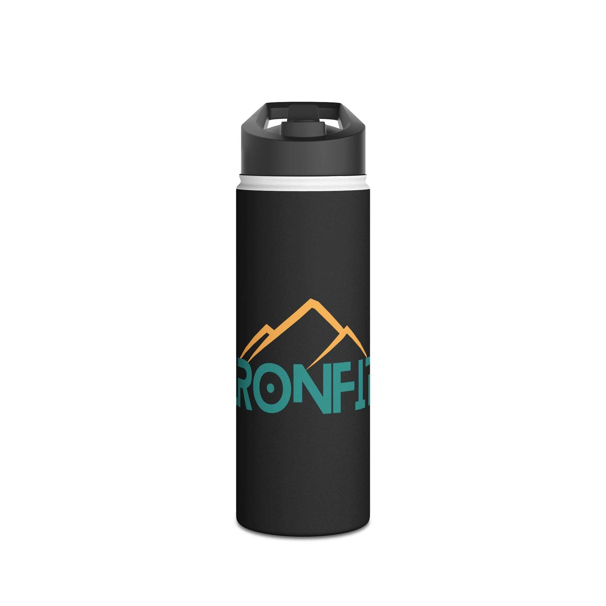 Stainless Steel Water Bottle | IronFit Logo
