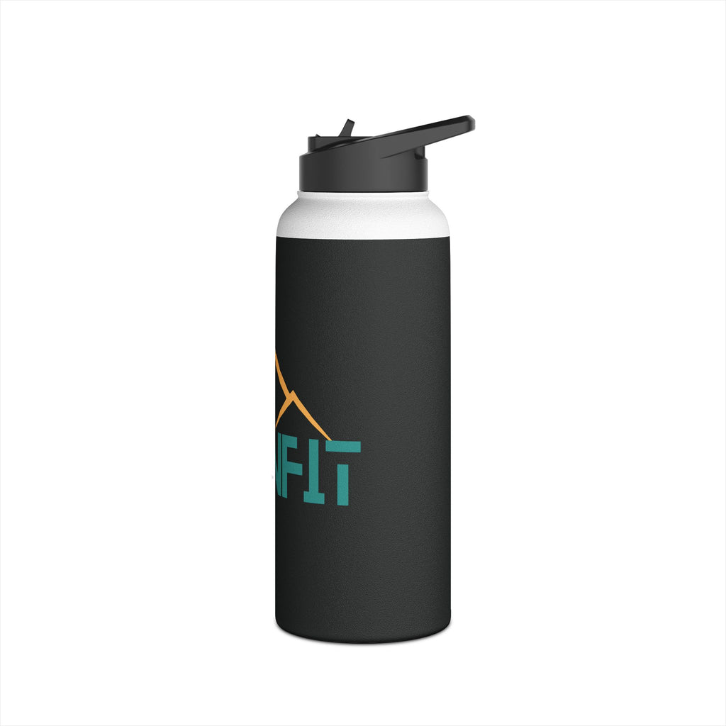 Stainless Steel Water Bottle | IronFit Logo