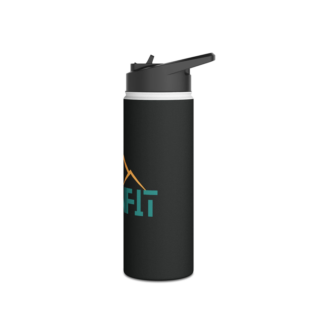 Stainless Steel Water Bottle | IronFit Logo