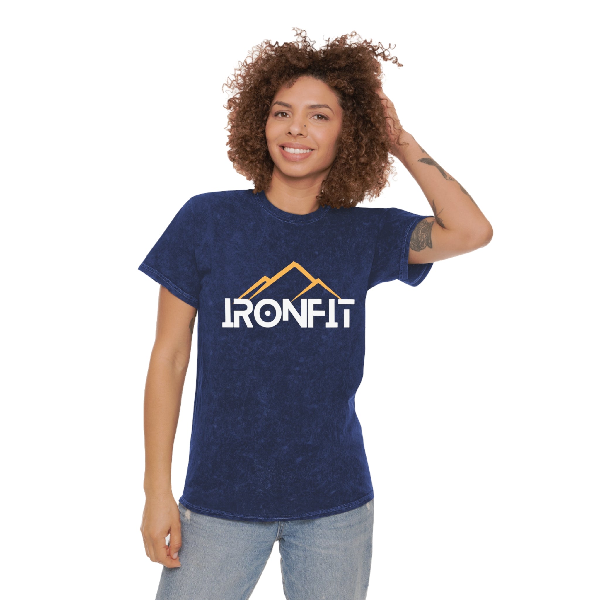 Unisex Stone Wash T-Shirt | IronFit Logo