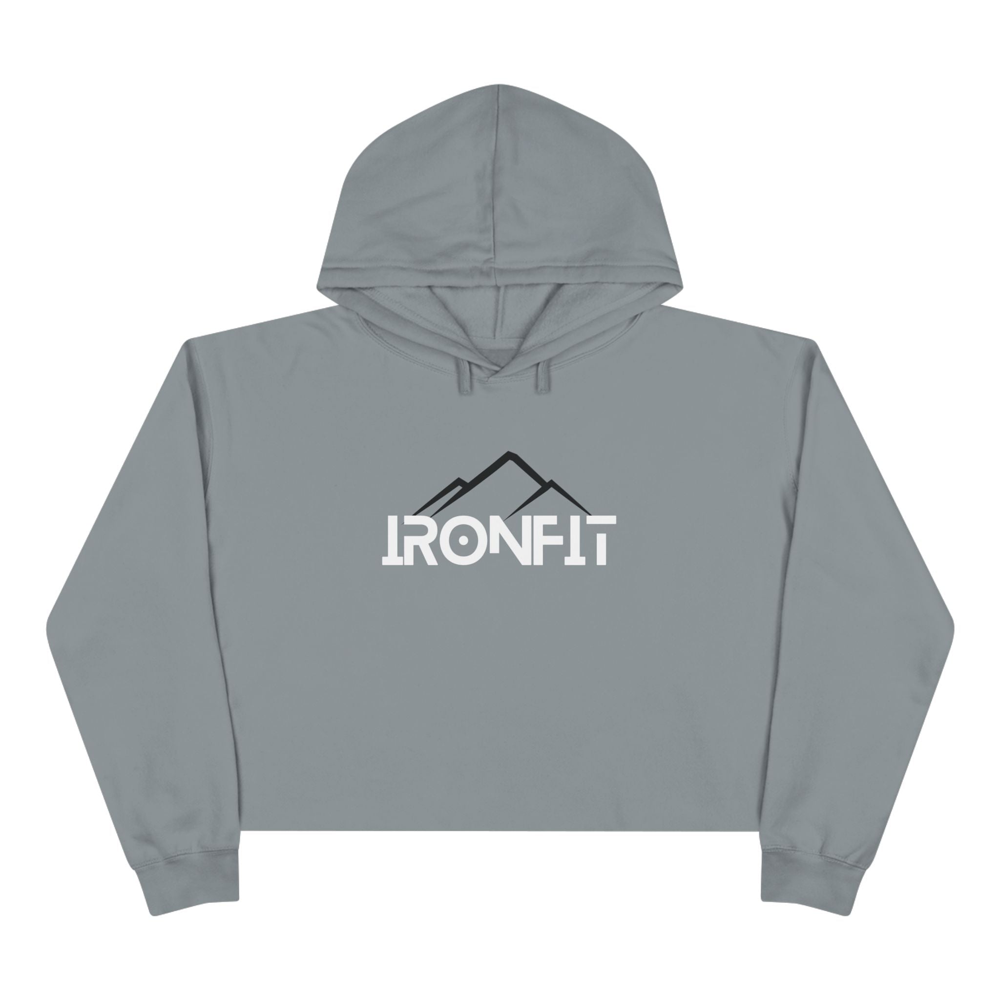 Women's Cropped Hoodie — IronFit Logo