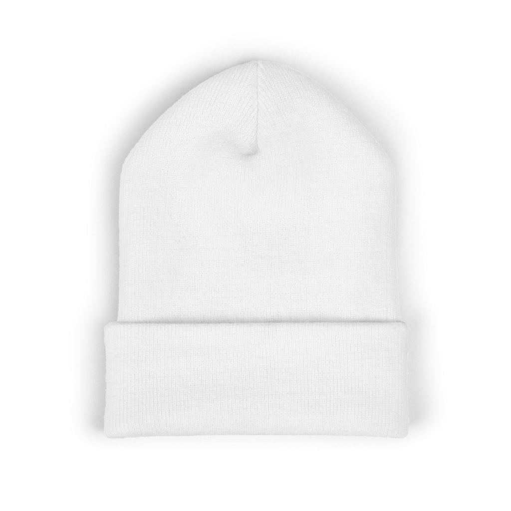 Embroidered Cuffed Beanie | Yellow/Black IronFit Logo