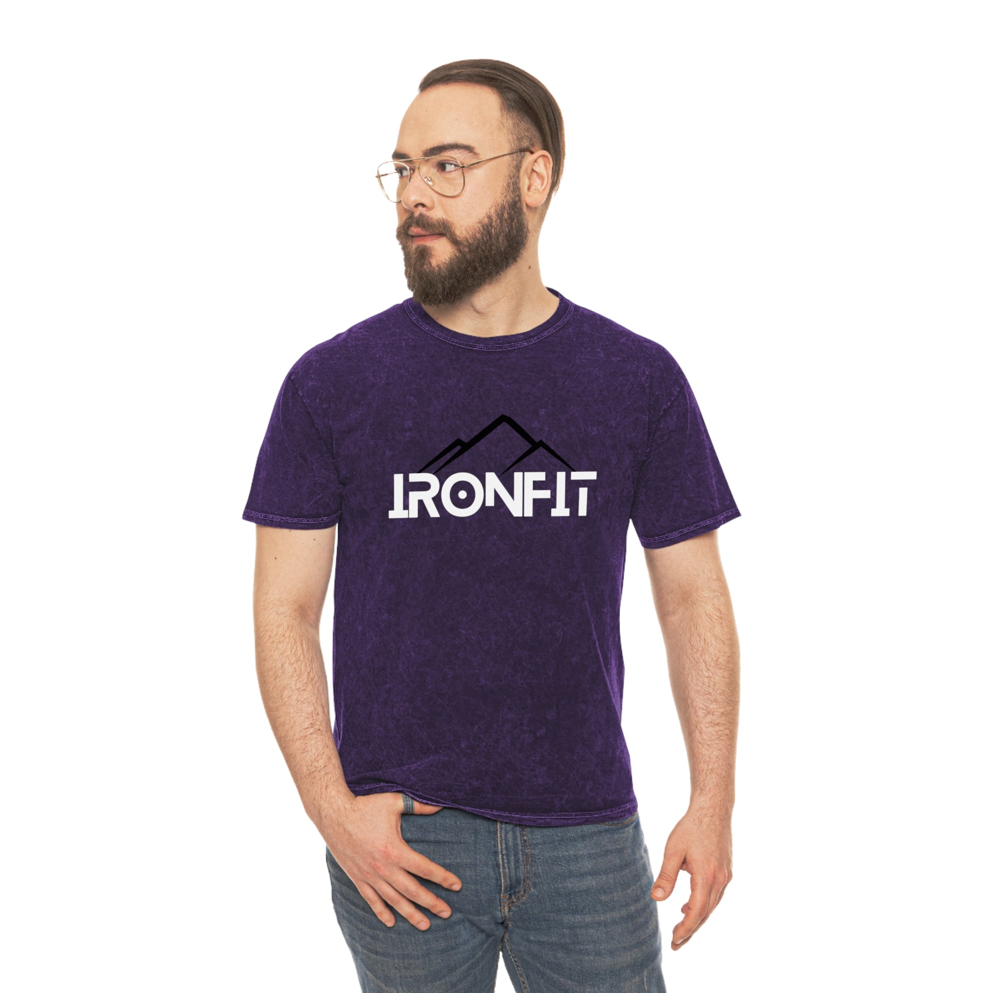 Unisex Stone Wash T-Shirt | IronFit Logo