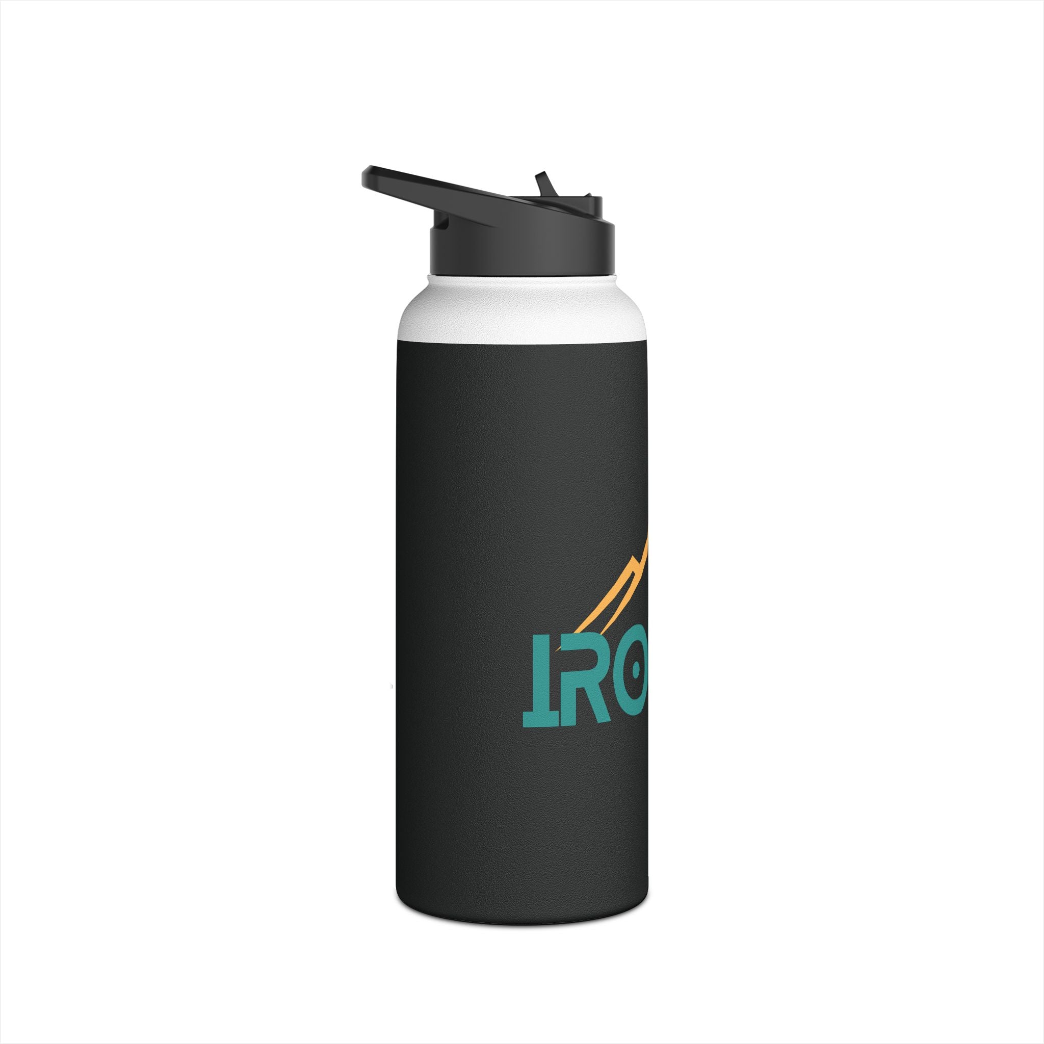 Stainless Steel Water Bottle | IronFit Logo