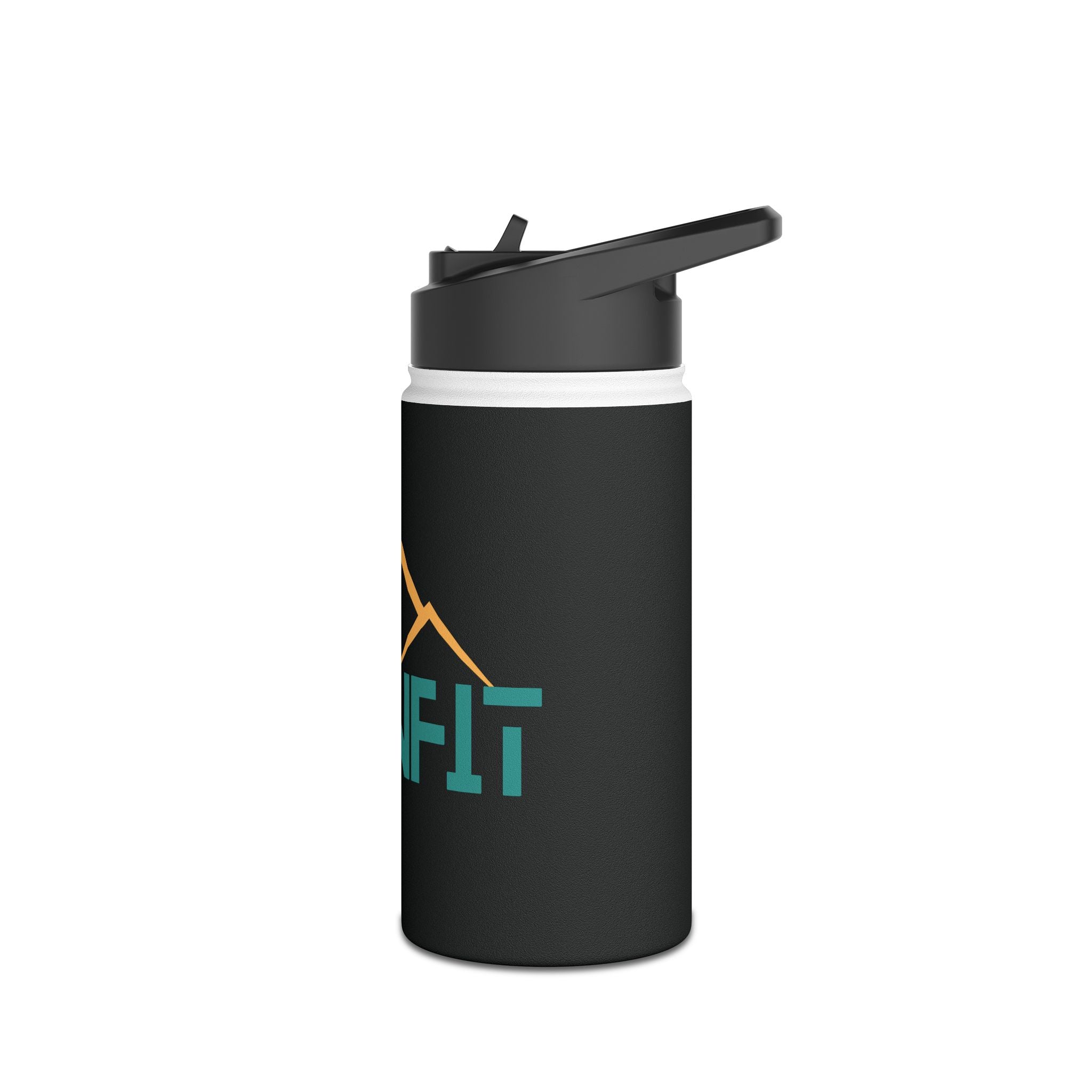 Stainless Steel Water Bottle | IronFit Logo