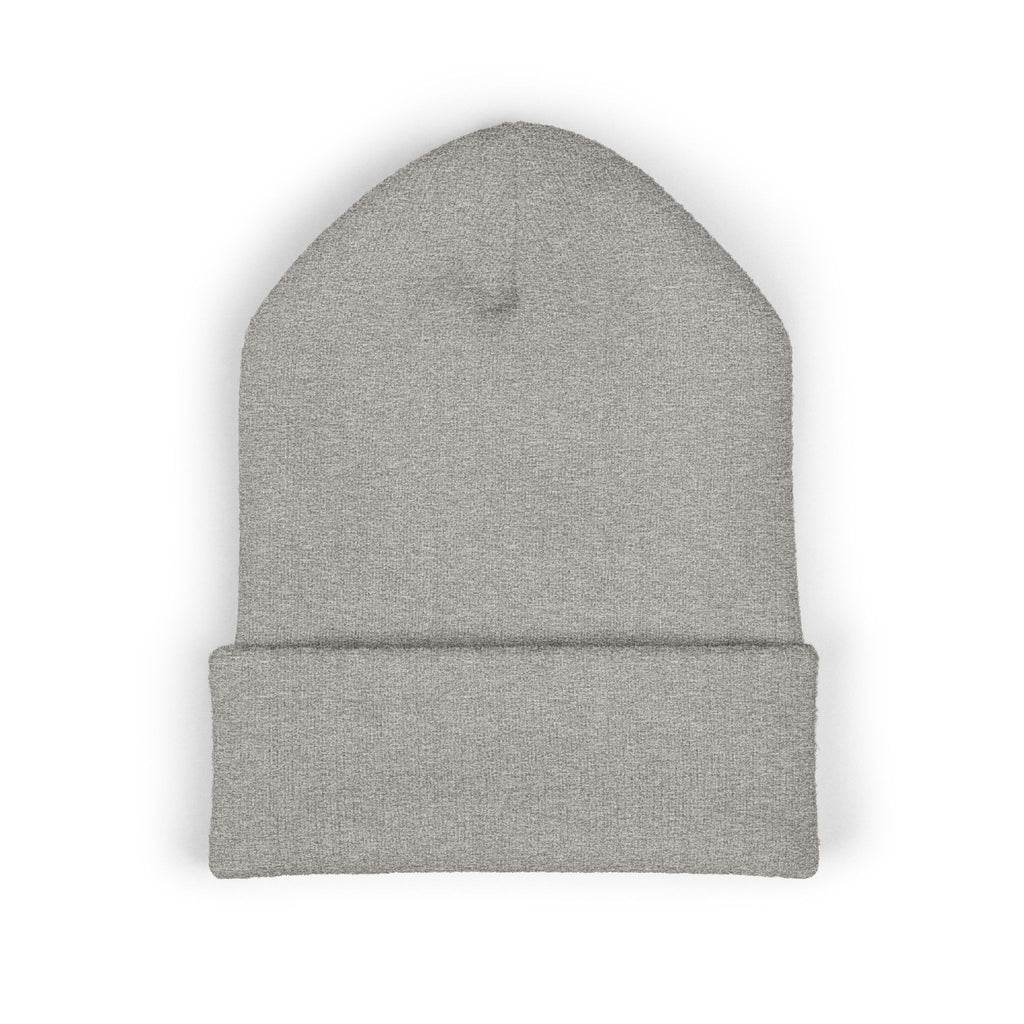Embroidered Cuffed Beanie | Yellow/White IronFit Logo