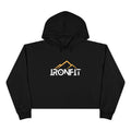 Women's Cropped Hoodie — IronFit Logo