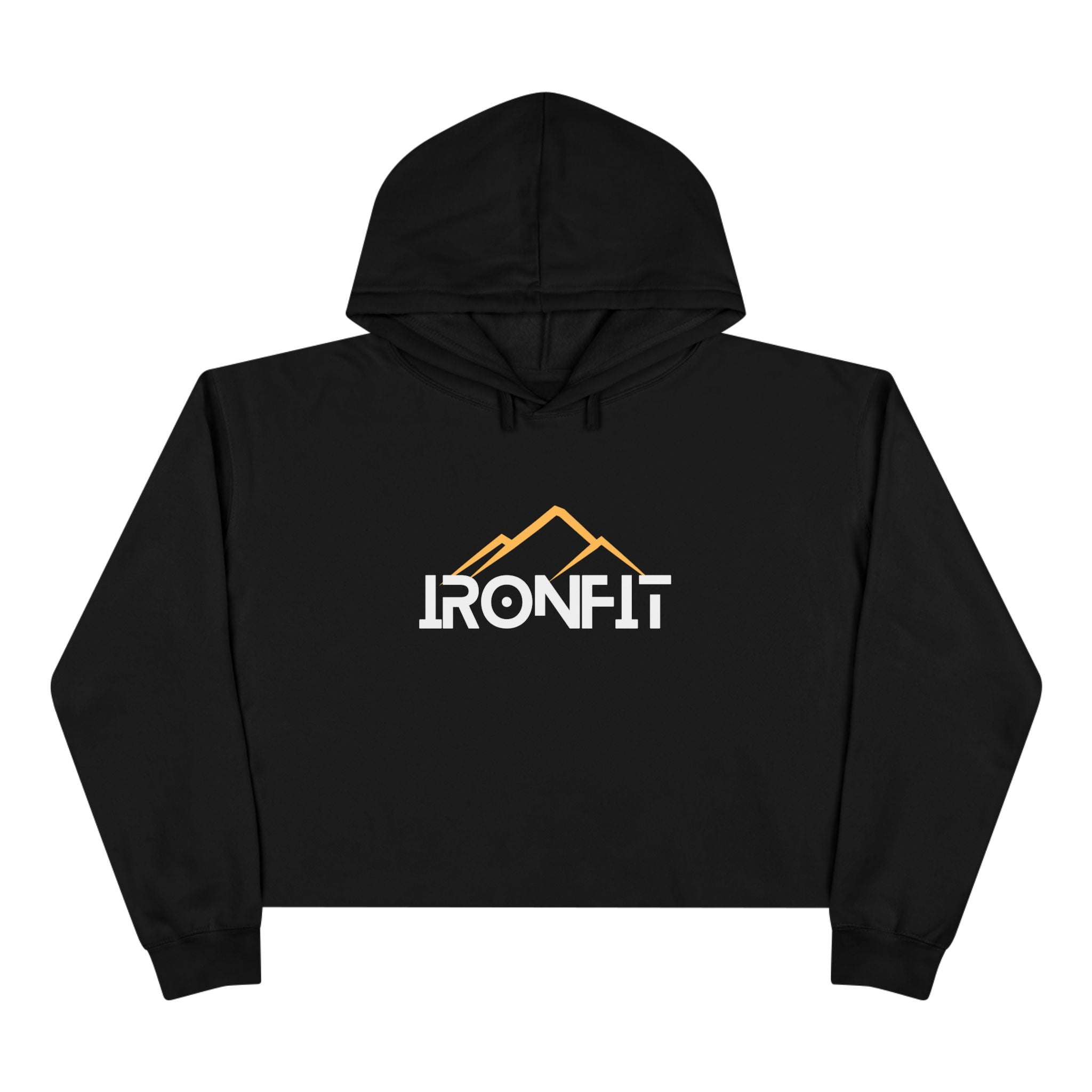 Women's Cropped Hoodie — IronFit Logo