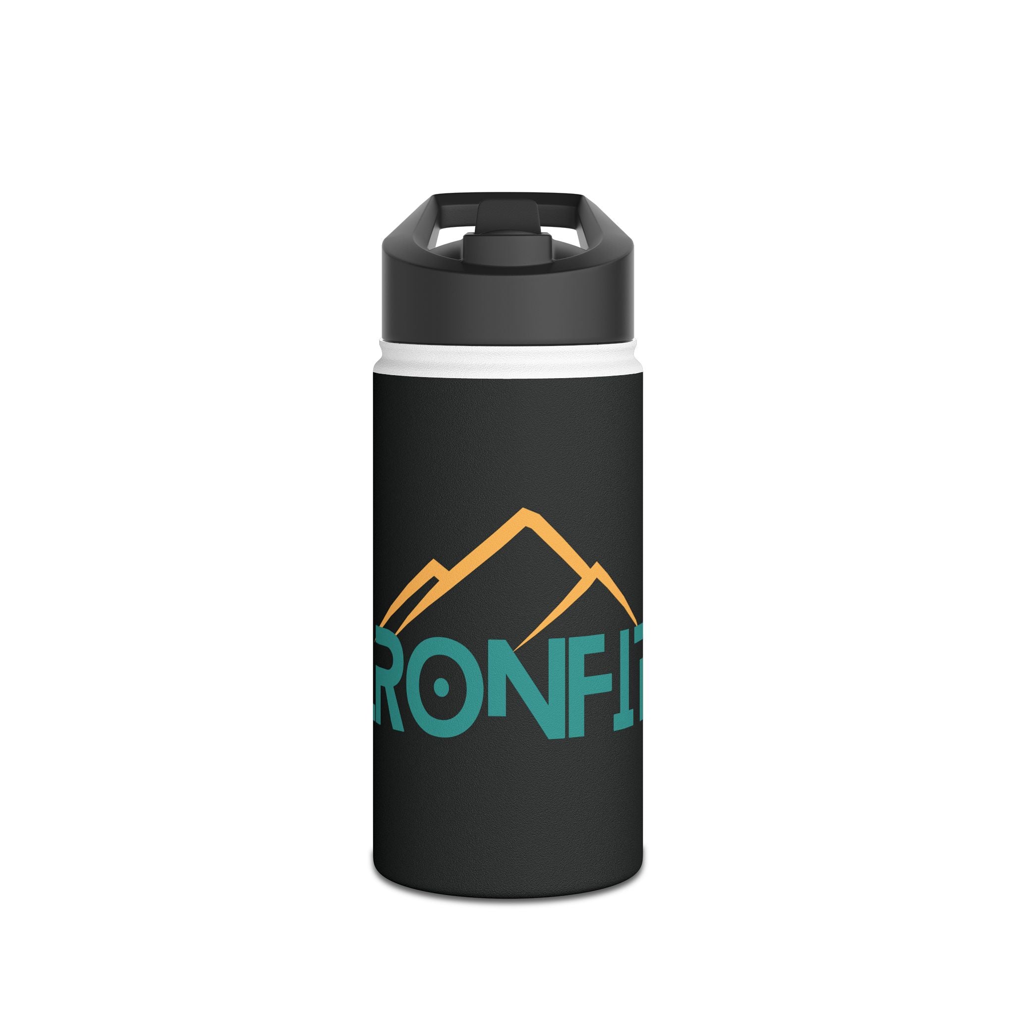 Stainless Steel Water Bottle | IronFit Logo