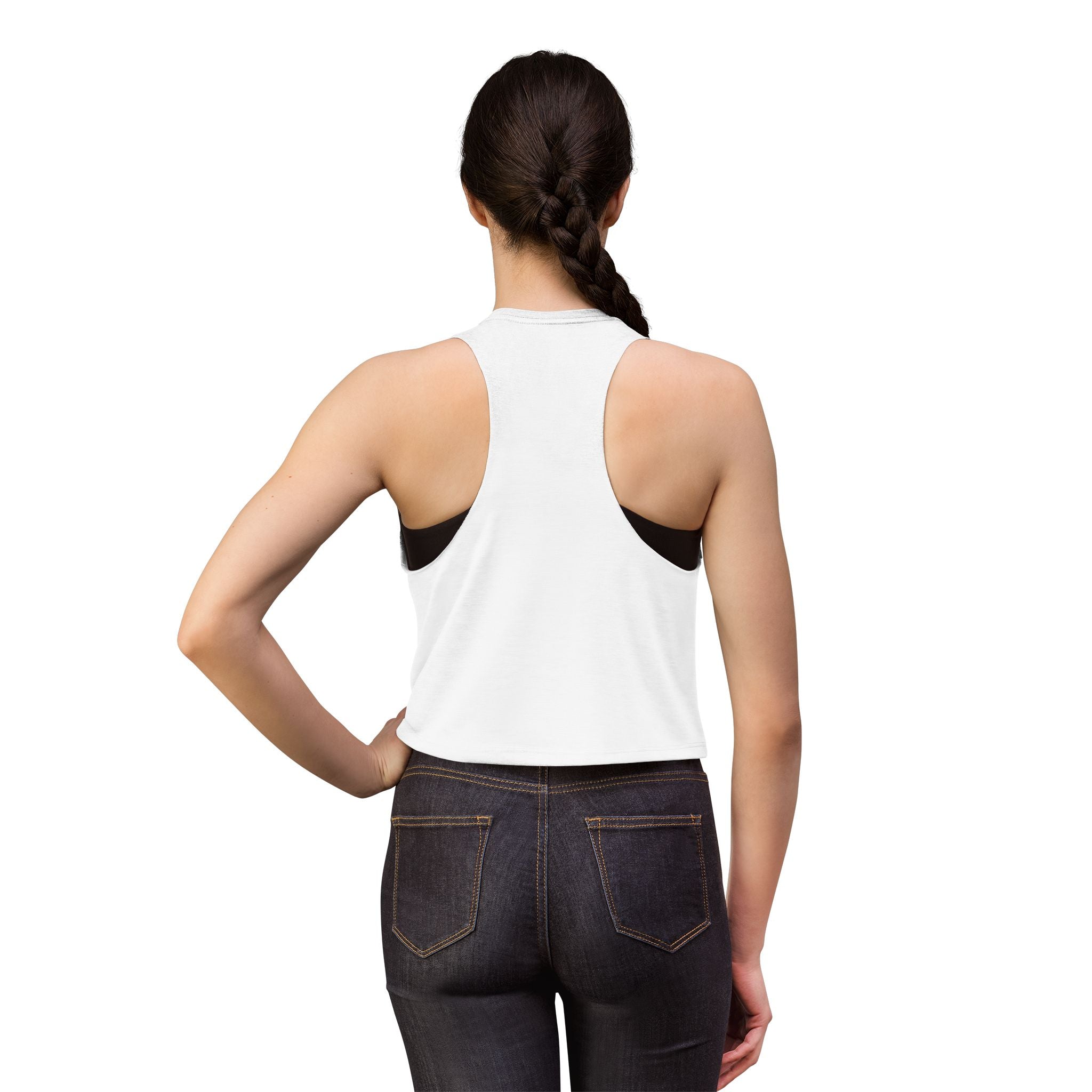 Women's Crop Tank Top | Pagosa Peak Topography