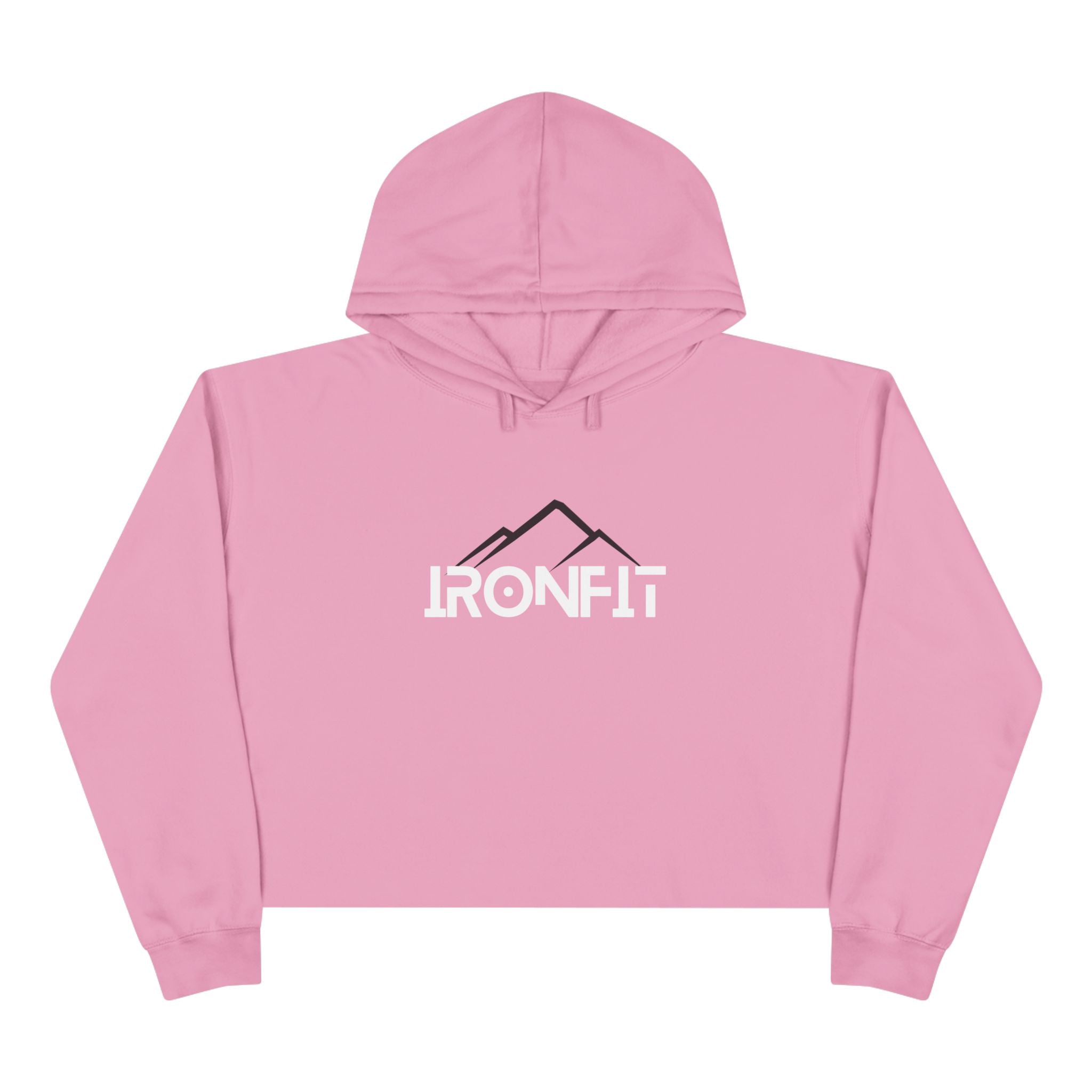 Women's Cropped Hoodie — IronFit Logo